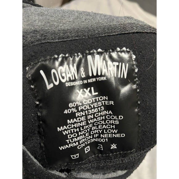 Logan & Martin Seattle The North West Graphic Hoodie Black XXL Mens Sweatshirt - Picture 3 of 3